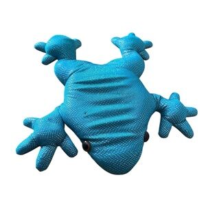 Rainbow Creatures Large Frog Filled with White Millet